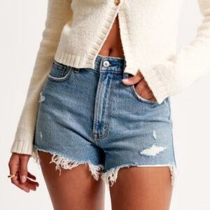 Abercrombie & Fitch The Mom High Rise Shorts